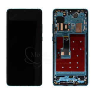 LCD Displej + Dotykové sklo + rám Huawei P30 Pro Soft OLED