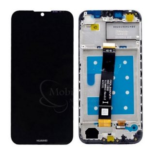 LCD Displej Huawei Y5 2019 + Dotykové sklo + rám - čierne