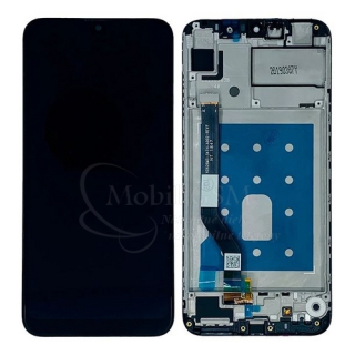 LCD displej Huawei Y7 2019 + dotykové sklo + rám - čierna