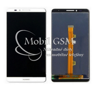 LCD Displej Huawei Mate 7 - Dotykové sklo - Biele