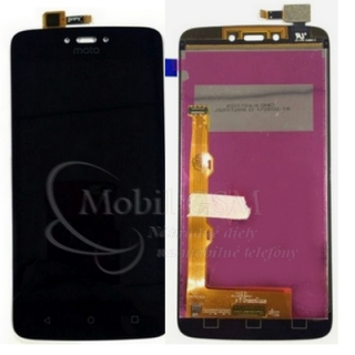 LCD displej Lenovo Moto C Plus- Dotykové sklo - Čierne