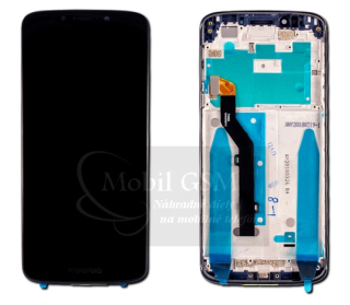 LCD Displej + Dotykové sklo Motorola Moto G6 Play + rám - čierne
