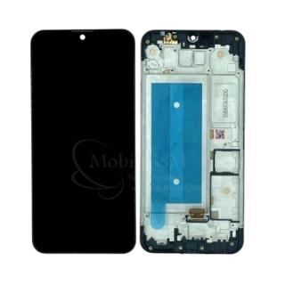 LCD displej + dotykové sklo + rám LG K40s čierne