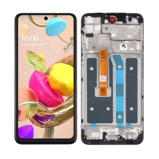 LCD displej + dotykové sklo + Rám LG K42 čierne