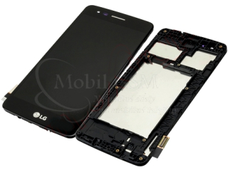 LCD displej LG K8 2017 - M200N a Dotykové sklo + rám čierne