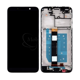 LCD displej + Dotykové sklo + rám Motorola Moto E6 Play čierna