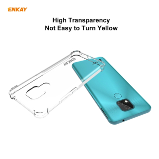 ENKAY Nárazuvzdorné TPU puzdro pre Motorola Moto E7