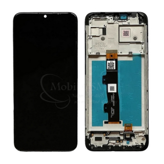 LCD Displej + Dotykové sklo + Rám Motorola Moto E7 Power čierna