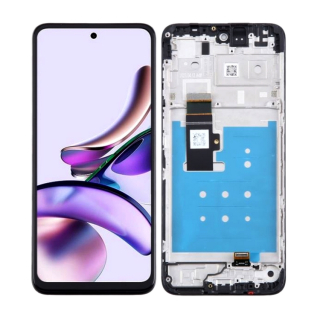 LCD Displej + Dotykové sklo + Rám Motorola Moto G23
