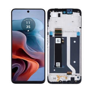 LCD Displej + Dotykové sklo + Rám Motorola Moto G34 5G