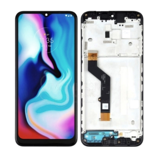 LCD Displej + Dotykové sklo + Rám Motorola Moto G9 Play - čierne