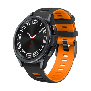 Five Bull nerezový remienok pre Huawei Watch GT2 Pro / GT2e, strieborno-čierny