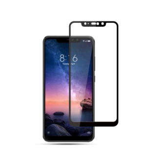 9D Full Screen Tvrdené sklo pre Xiaomi Redmi Note 6 Pro (Black)