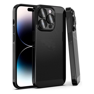 Fine Mesh Chladiace puzdro pre Apple iPhone 14 Pro Max čierna