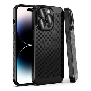 Fine Mesh Chladiace puzdro pre Apple iPhone 15 Pro Max čierna