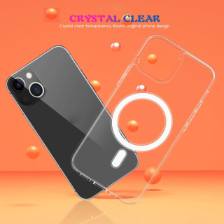 Magsafe All-incusive Clear Crystal puzdro pre Apple iPhone 13 Mini
