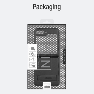 Kryt Nillkin Qin Leather Samsung Galaxy Z Flip 5 5G čierna