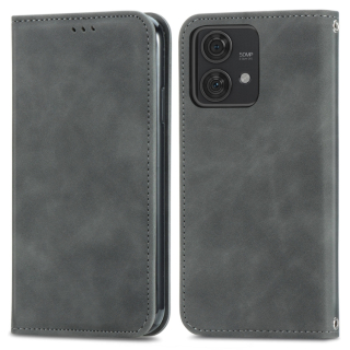 Retro kožené puzdro Motorola Edge 40 Neo