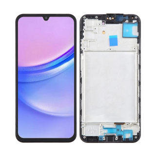 LCD Displej + Dotykové sklo + Rám Samsung Galaxy A15 4G/5G OLED