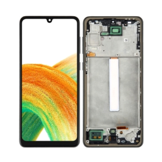 Samsung Galaxy A33 5G A336B - LCD Displej + Dotykové Sklo a rám čierny OLED