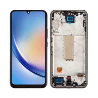 Samsung Galaxy A34 5G A346B - LCD Displej + Dotykové Sklo a rám čierny OLED