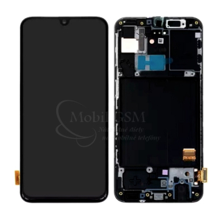 LCD Displej + Dotykové sklo + Rám Samsung Galaxy A40 A405F čierna