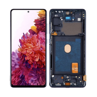 LCD Displej + Dotykové sklo + Rám Samsung Galaxy S20 FE G780F - čierna