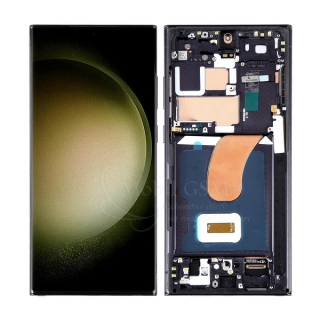 LCD Displej + Dotykové sklo + Rám Samsung Galaxy S23 Ultra 5G S918B Soft OLED