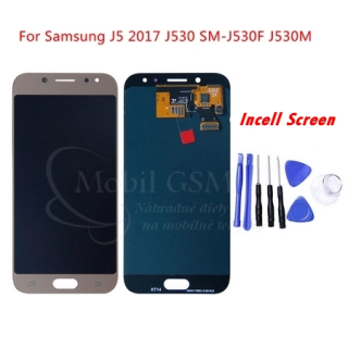 LCD displej Samsung Galaxy J5 J530 - Dotykové sklo - zlaté
