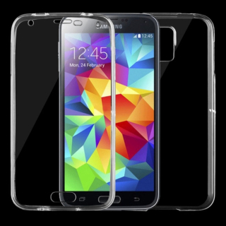 Transparentné obojstranné puzdro na Samsung Galaxy S5 G900