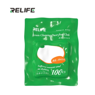 Relife RL-045A – Profesionálne bezprašné utierky na LCD (100 ks)
