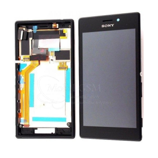 LCD displej Sony XPERIA M2 D2303 D2306 + dotykové sklo + rám