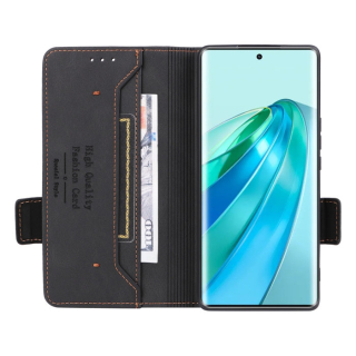 Vyklápacie kožené puzdro s magnetickou sponou Honor Magic5 Lite