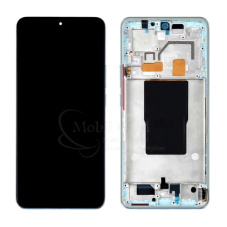 Xiaomi 12T, 12T Pro LCD Displej + Dotykové Sklo + rám modrý
