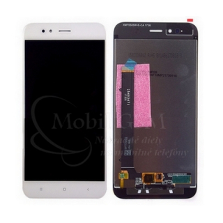 LCD Displej Xiaomi Mi A1 + Dotyková plocha biela