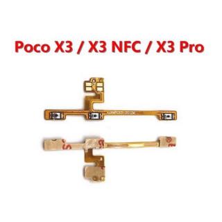 Xiaomi Poco X3, X3 NFC, X3 Pro - Power volume flex kábel