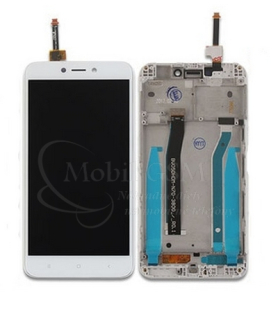 LCD Displej Xiaomi Redmi 4X a Dotykové sklo + rám - biele