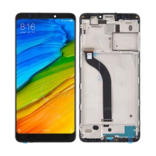 Xiaomi Redmi 5 - LCD Displej + Dotykové Sklo + Rám čierna