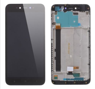 LCD displej Xiaomi Redmi Note 5A Prime a Dotykové sklo + rám čierny