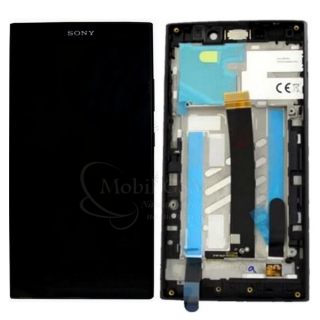 LCD displej Sony XPERIA L2 + Dotykové sklo + rám - čierne