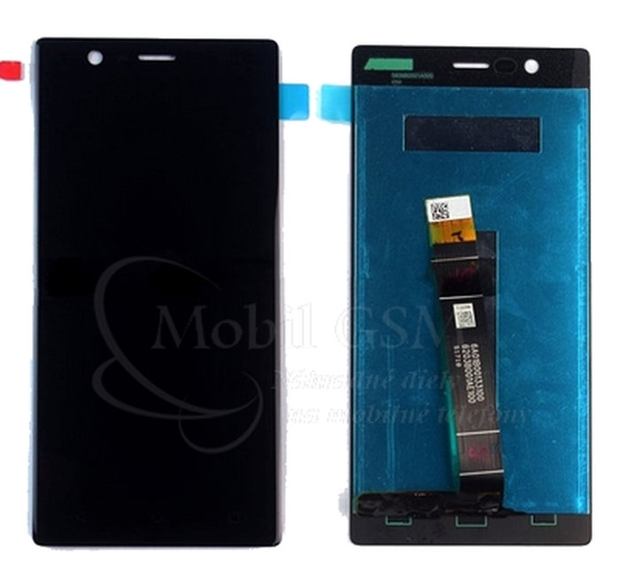 LCD displej Nokia 3 a Dotykové sklo - čierne