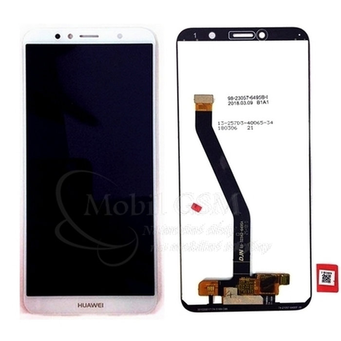 Huawei Y6 2018 - LCD displej + Dotyková plocha biele