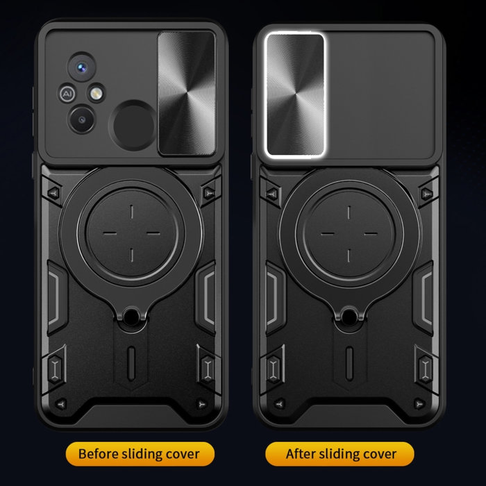 Magnetické púzdro s držiakom pre Xiaomi Redmi 12C