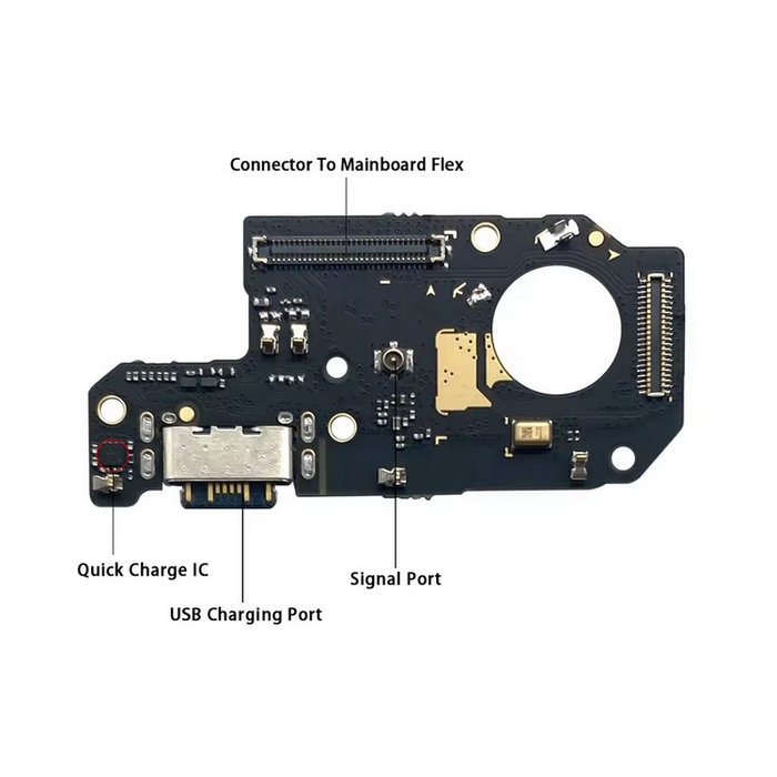 Xiaomi Redmi Note 12 4G - Flex nabijaci USB