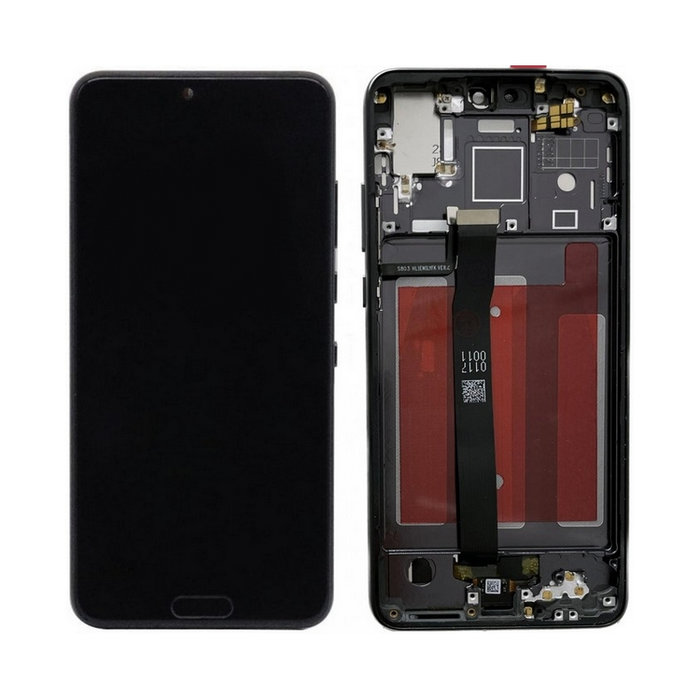 LCD displej + Dotykové sklo + Rám Huawei P20 čierna