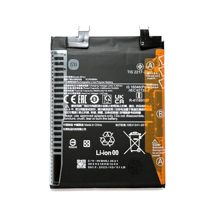 Batéria Xiaomi BP4J - 5000mAh Redmi Note 12 Pro+ 5G