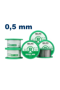 Obrázok pre Relife RL-440 – Kvalitný spájkovací cín s tavidlom (0,5 mm / 20 g)